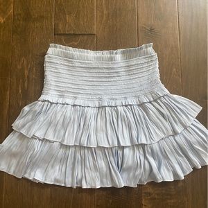 Reset By Jane light blue skirt.